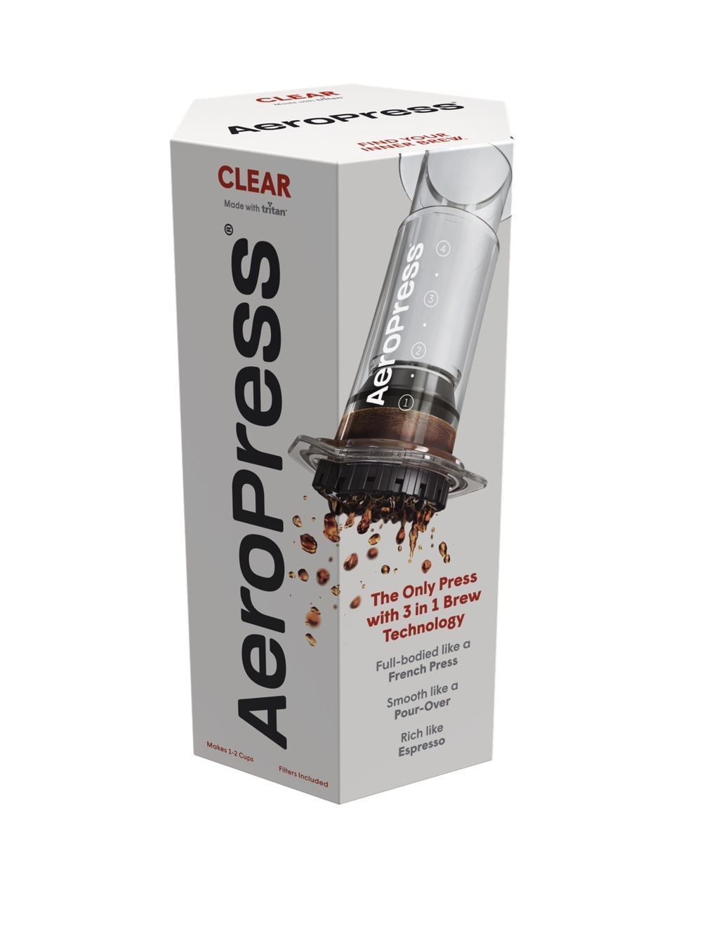 Aeropress Clear Coffee Brewer - Clear